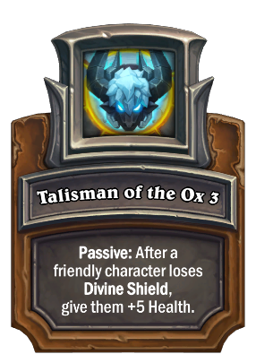 Talisman of the Ox 3 Card Image