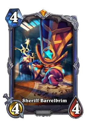Sheriff Barrelbrim Signature Card Image