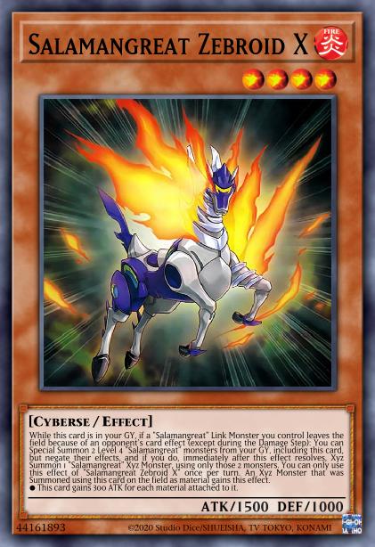 Salamangreat Zebroid X Card Image