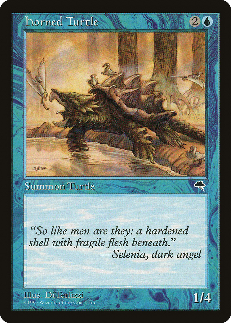 Horned Turtle Card Image