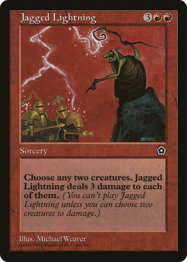 Jagged Lightning Card Image