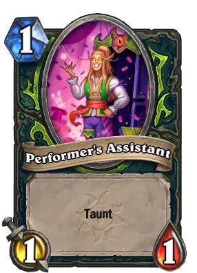 Performer's Assistant Card Image