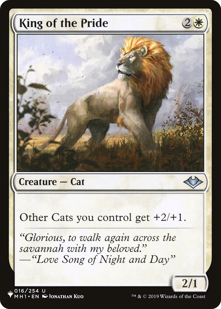 King of the Pride Card Image