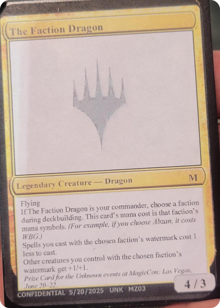 The Faction Dragon Card Image