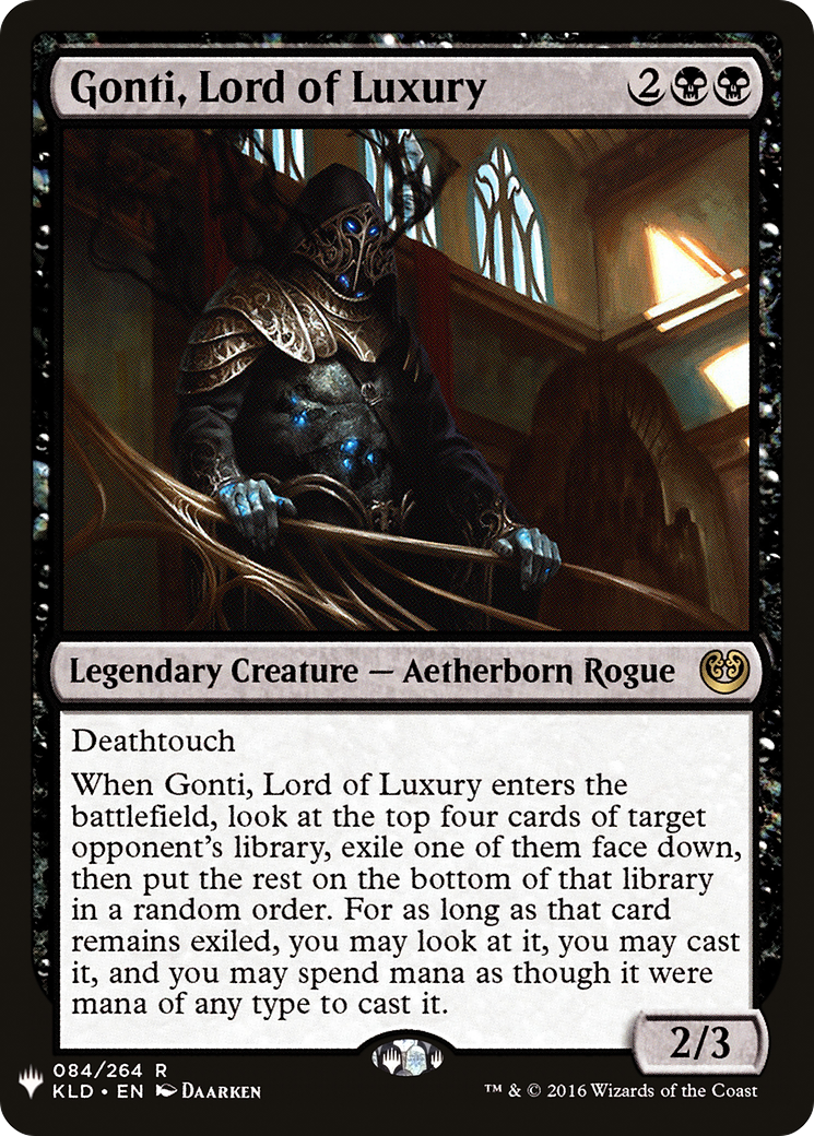 Gonti, Lord of Luxury Card Image