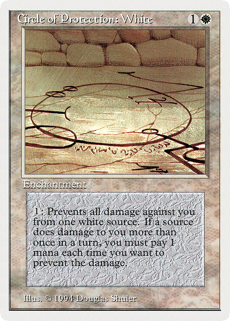 Circle of Protection: White Card Image