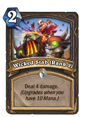 Wicked Stab (Rank 2) Card Image
