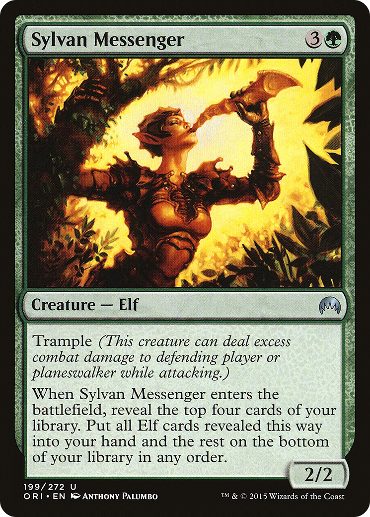 Sylvan Messenger Card Image