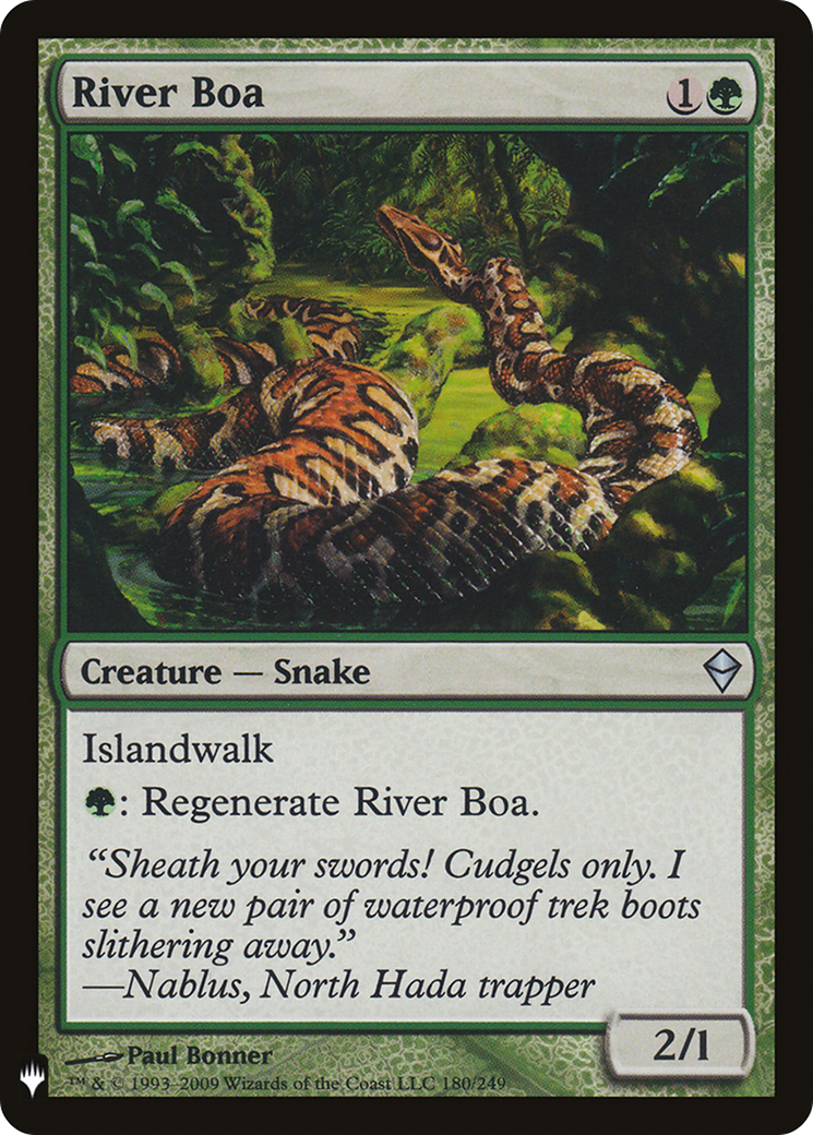 River Boa Card Image