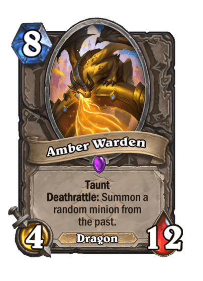 New Neutral Minion - Amber Warden