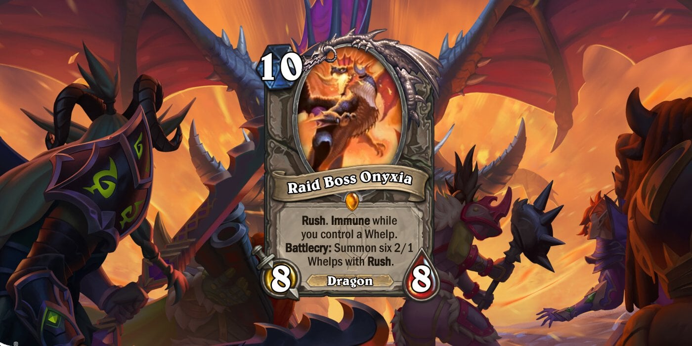 Blizzard Reveals Raid Boss Onyxia - New Legendary Hearthstone Card for Onyxia's Lair