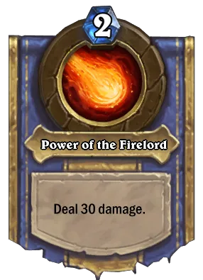 Power of the Firelord Card Image