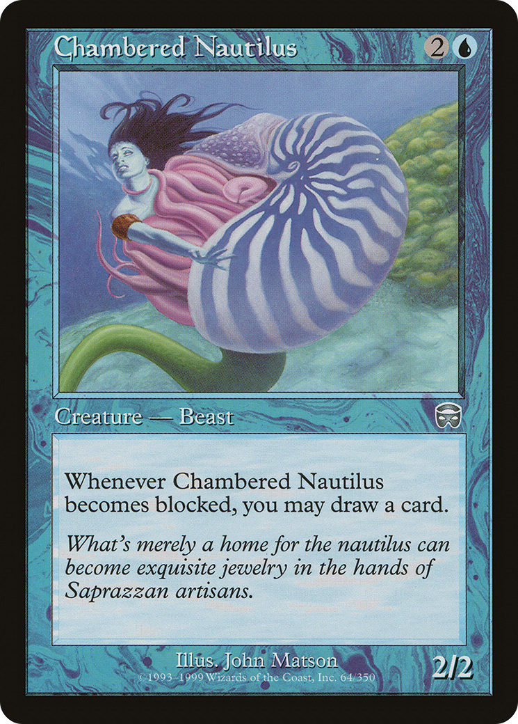 Chambered Nautilus Card Image