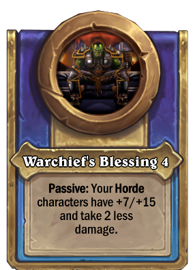 Warchief's Blessing 4 Card Image
