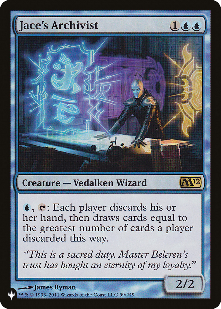 Jace's Archivist Card Image