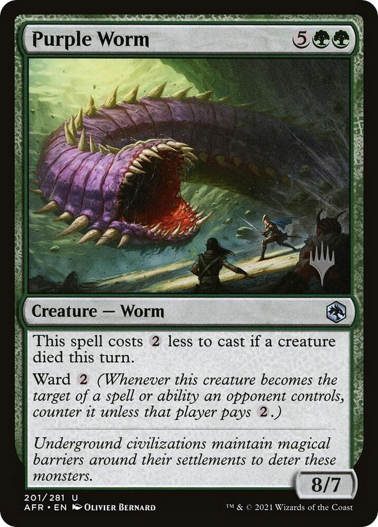 Purple Worm Card Image