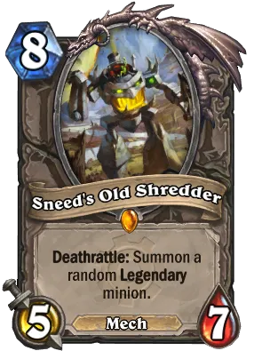 Sneed's Old Shredder Card Image