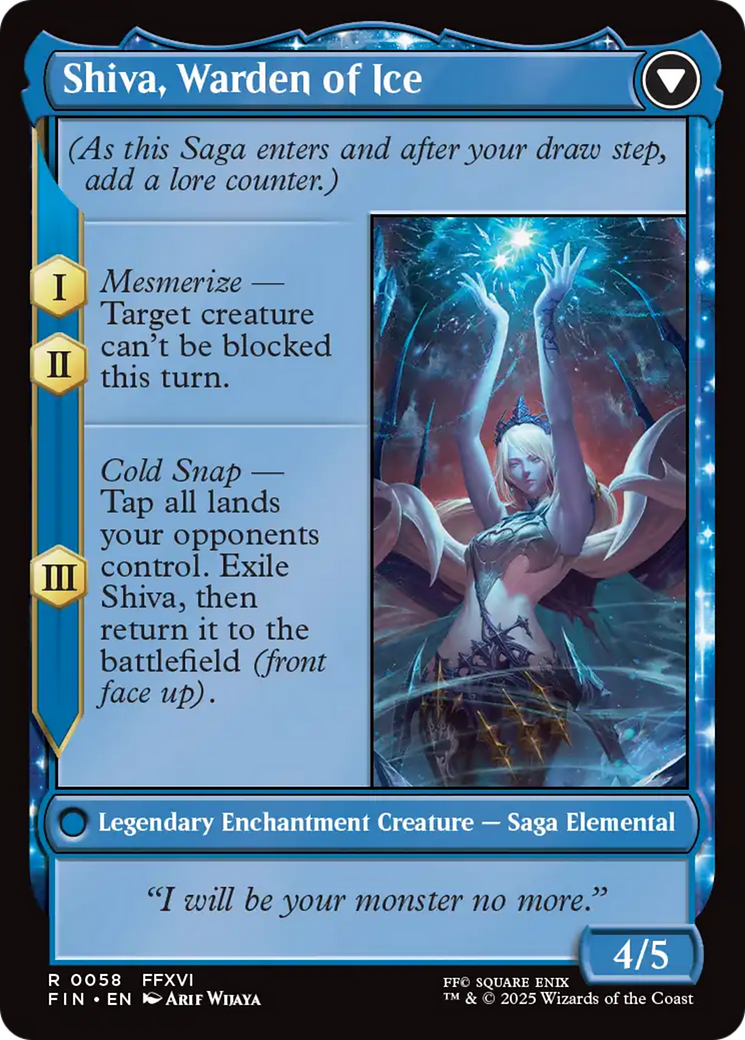 Jill, Shiva's Dominant // Shiva, Warden of Ice Card Image