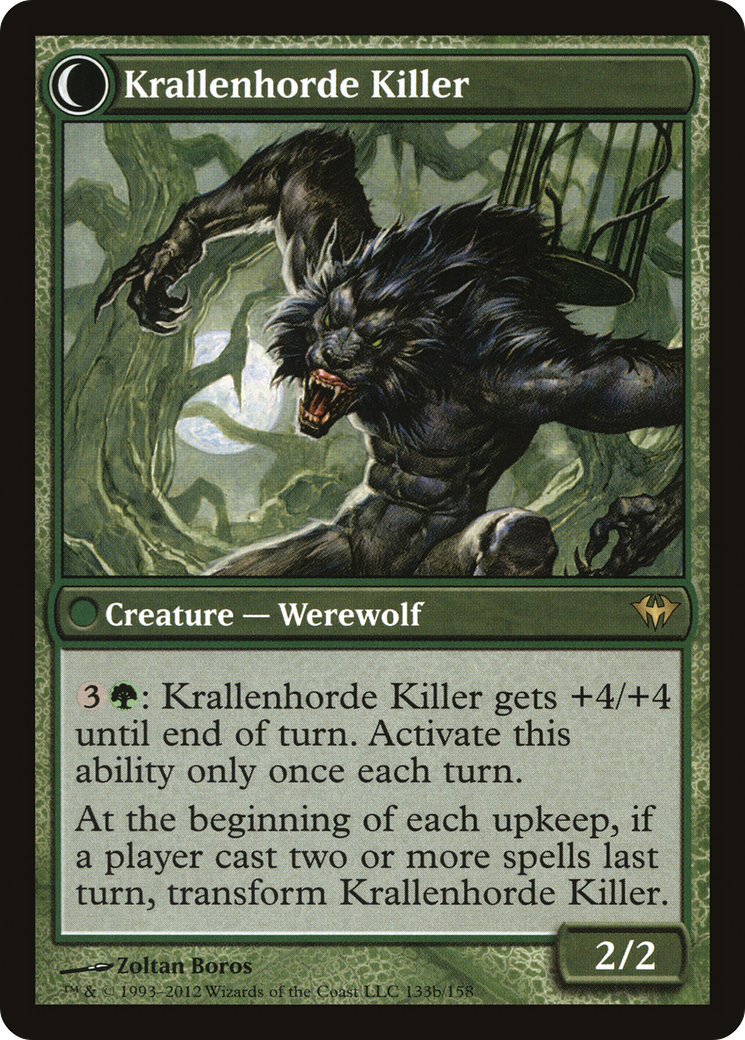 Wolfbitten Captive // Krallenhorde Killer Card Image