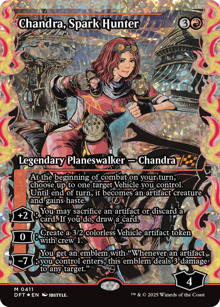 Chandra, Spark Hunter Card Image