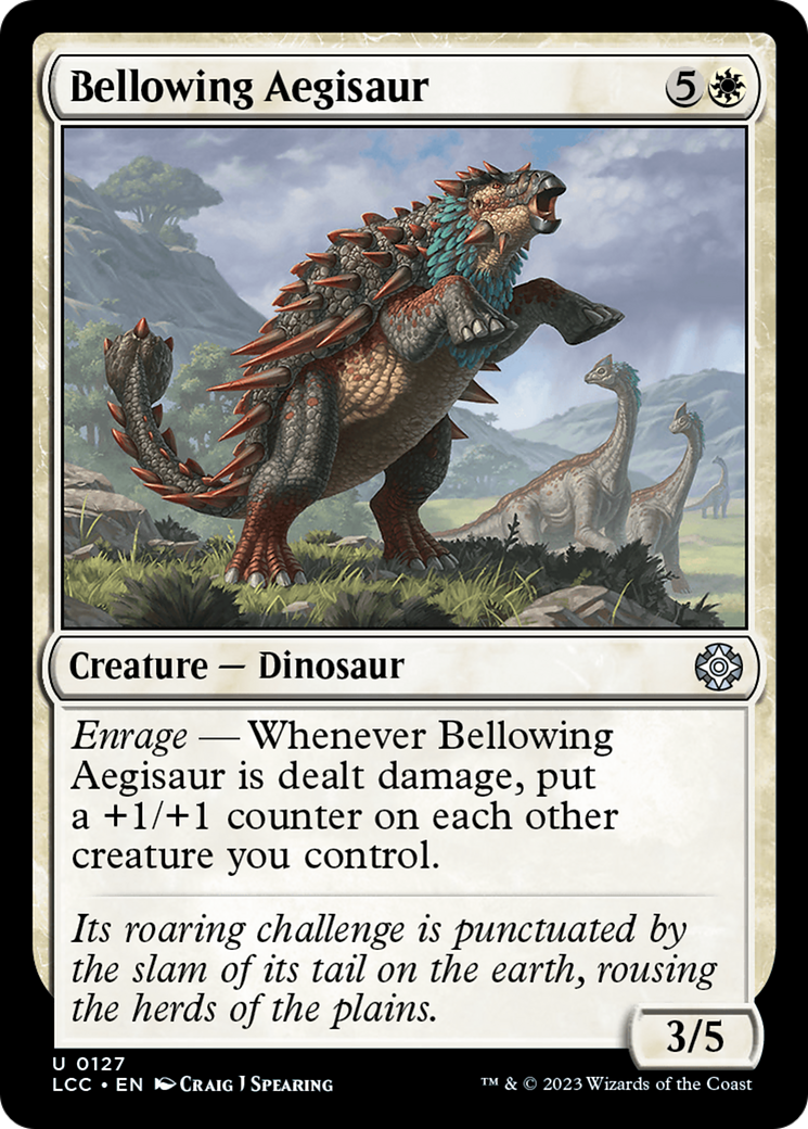 Bellowing Aegisaur Card Image