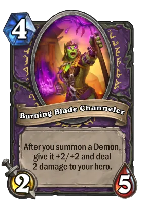 Burning Blade Channeler Card Image