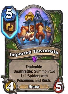 Imported Tarantula Card Image