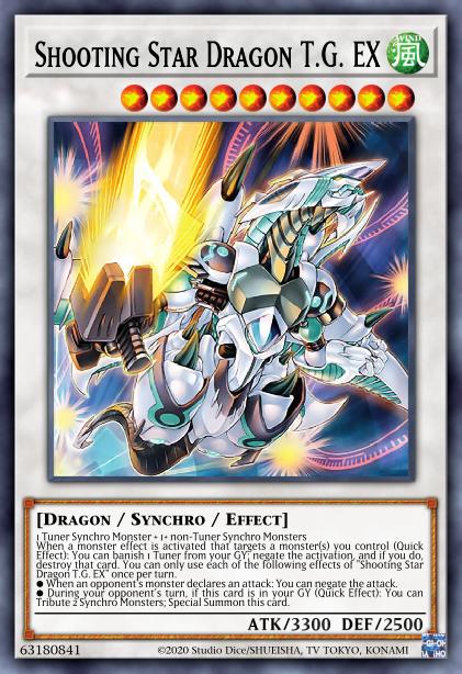 Shooting Star Dragon T.G. EX Card Image