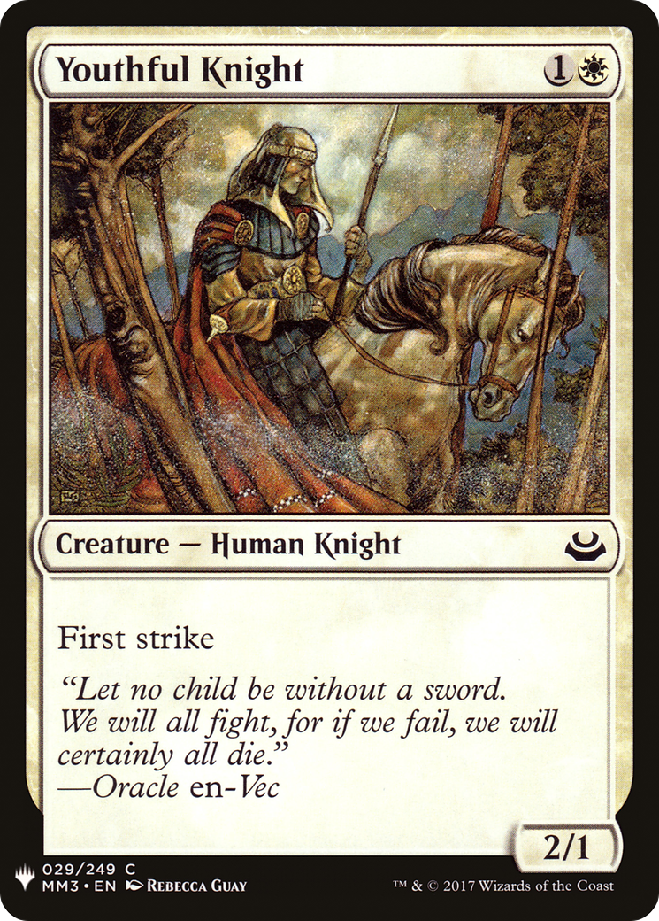 Youthful Knight Card Image