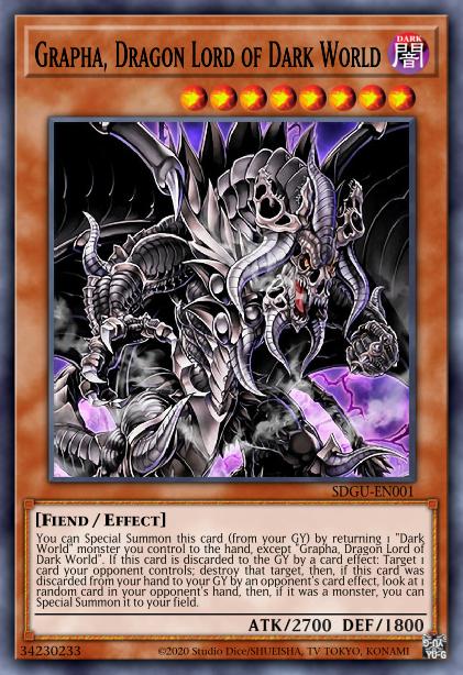 Grapha, Dragon Lord of Dark World Card Image