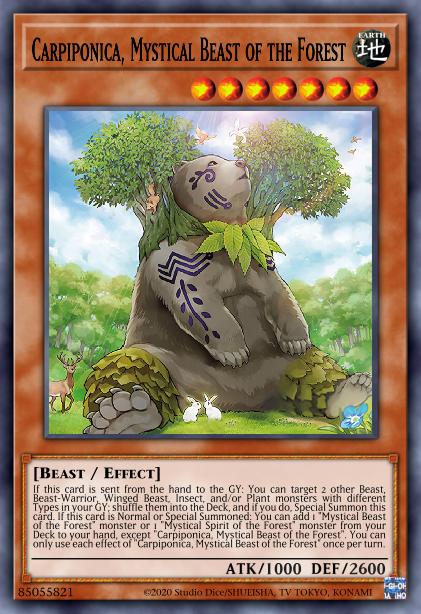 Carpiponica, Mystical Beast of the Forest Card Image
