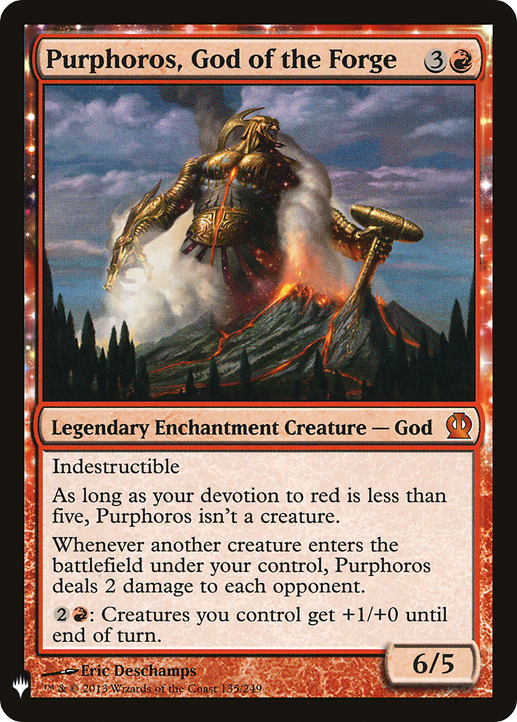 Purphoros, God of the Forge Card Image