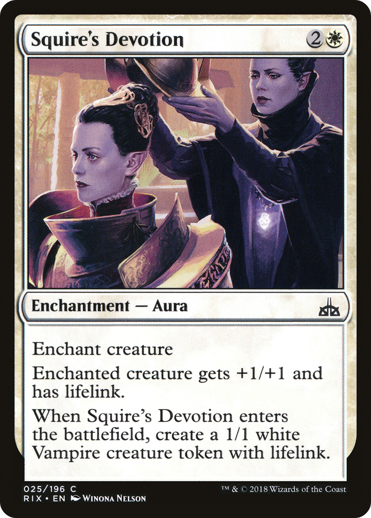 Squire's Devotion Card Image