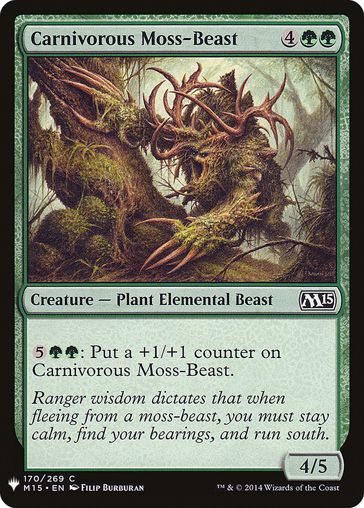 Carnivorous Moss-Beast Card Image