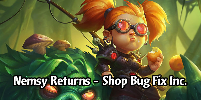 Nemsy Necrofizzle's Redemption Period Extended Until May 26 - A Fix for the Shop Bug Coming Later This Week