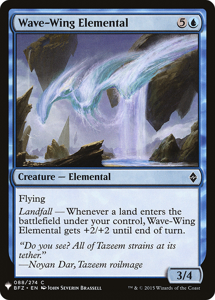 Wave-Wing Elemental Card Image