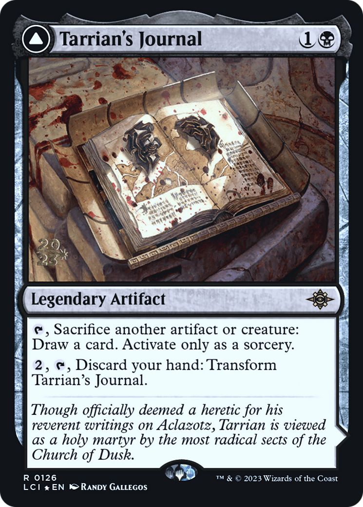 Tarrian's Journal // The Tomb of Aclazotz Card Image