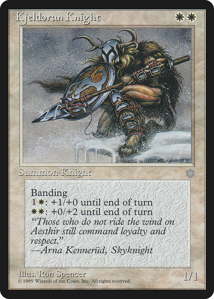 Kjeldoran Knight Card Image