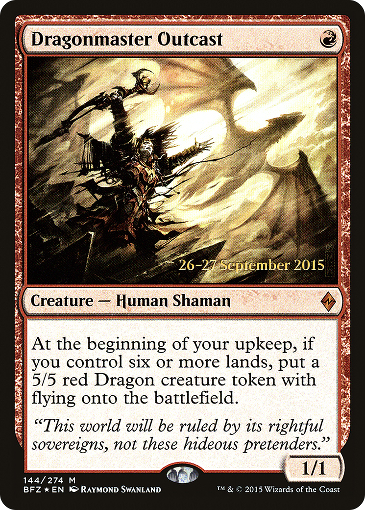 Dragonmaster Outcast Card Image