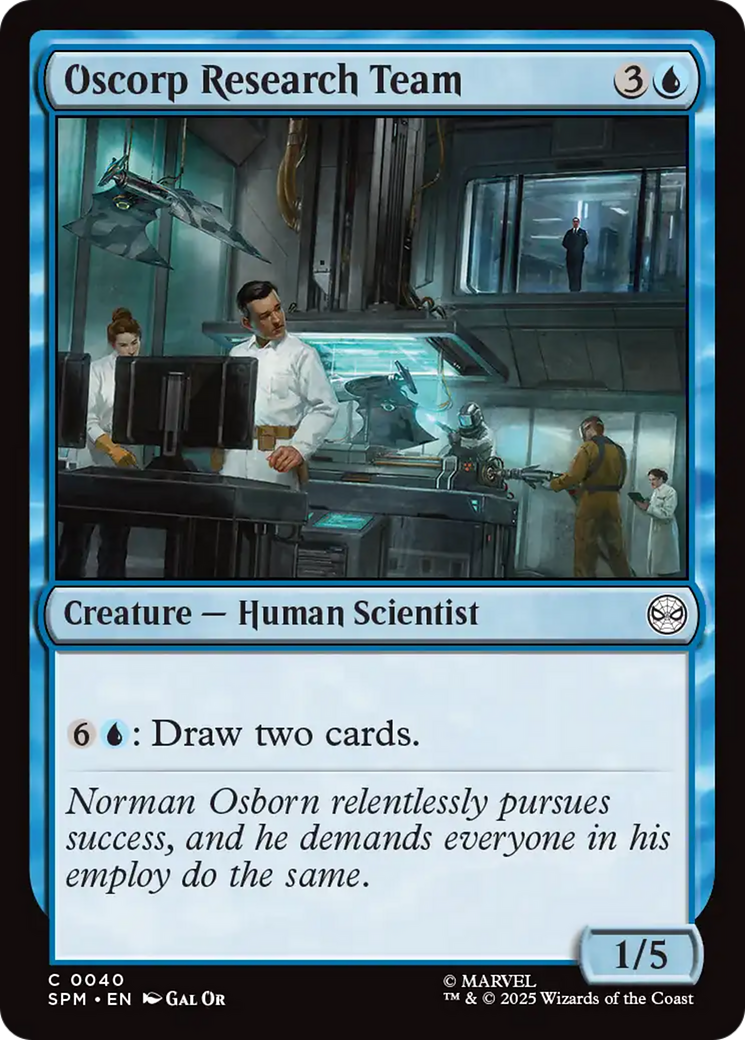 Oscorp Research Team Card Image