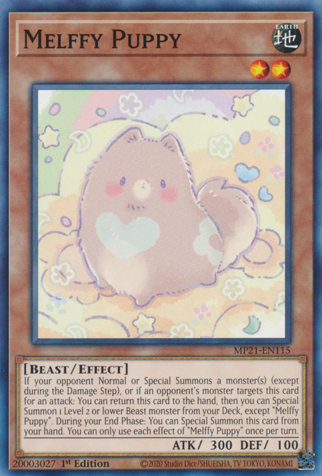 Melffy Puppy Card Image