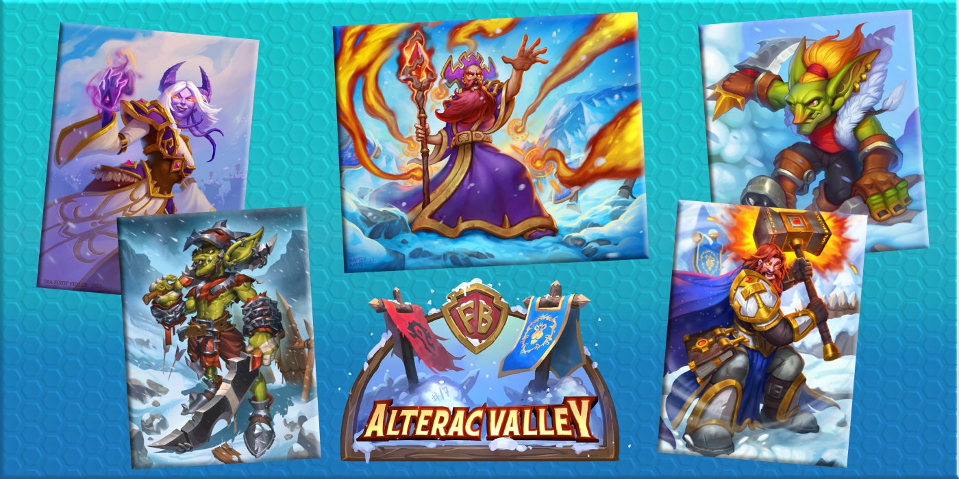 The Winners of Anton Zemskov's FanArt Brawl #17 'Alterac Valley' - A Custom Hearthstone Art Competition!