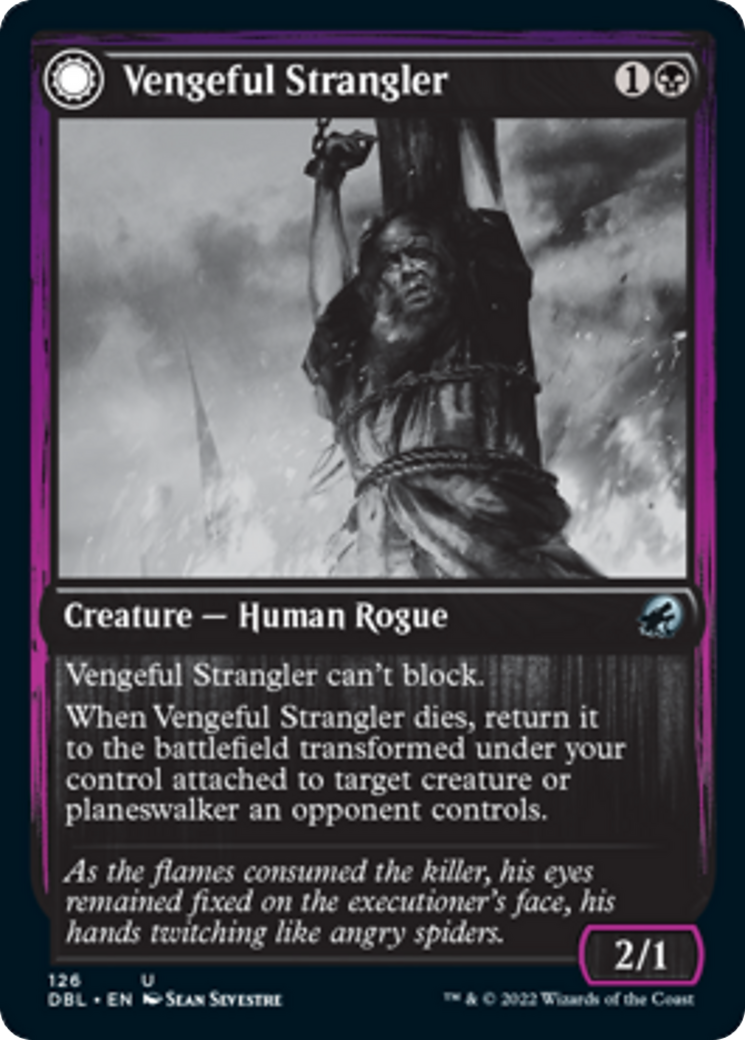 Vengeful Strangler // Strangling Grasp Card Image