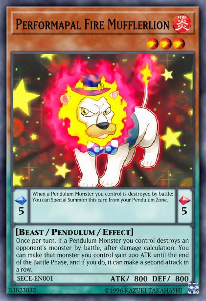 Performapal Fire Mufflerlion Card Image