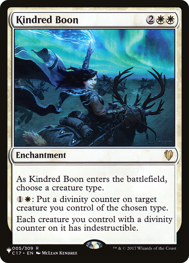 Kindred Boon Card Image