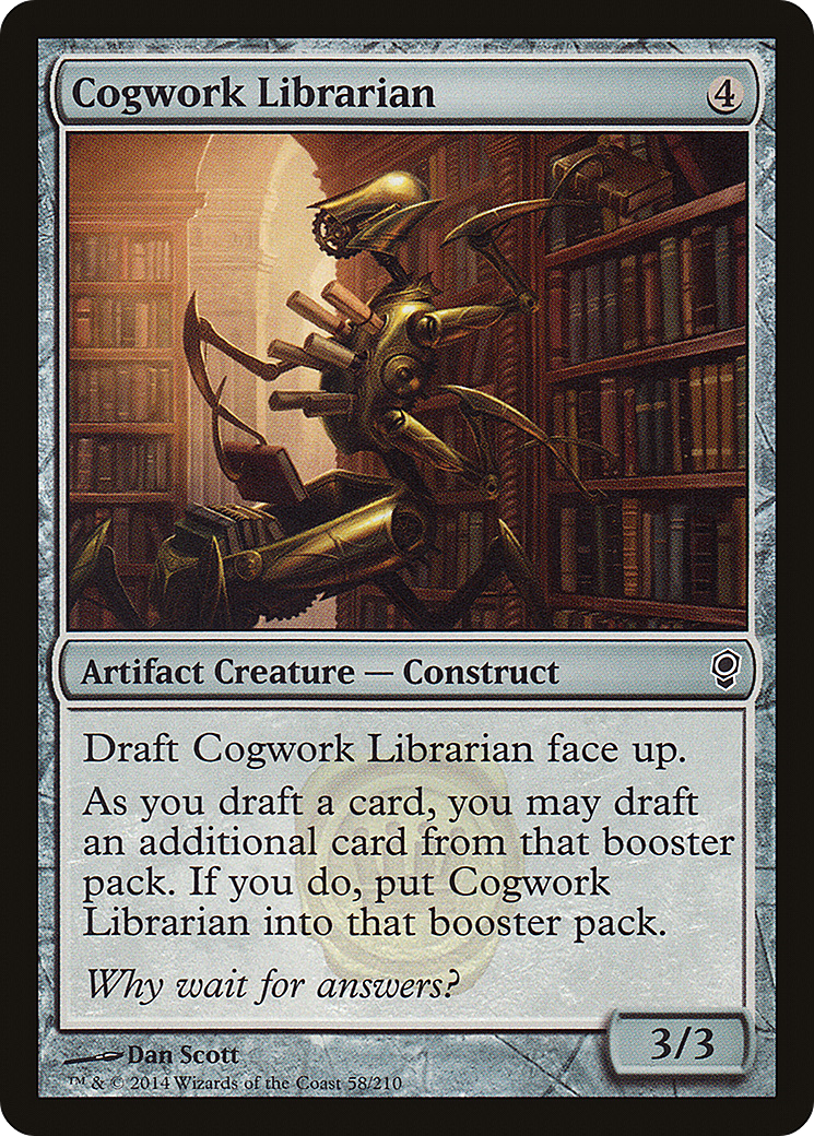 Cogwork Librarian Card Image