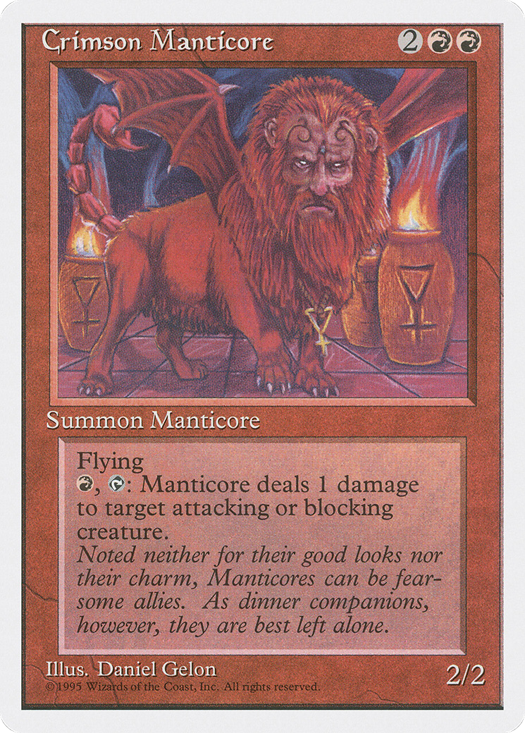 Crimson Manticore Card Image