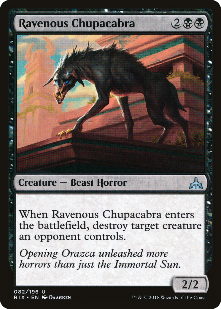 Ravenous Chupacabra Card Image