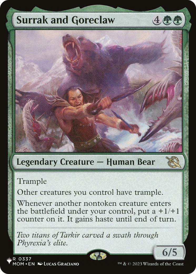 Surrak and Goreclaw Card Image