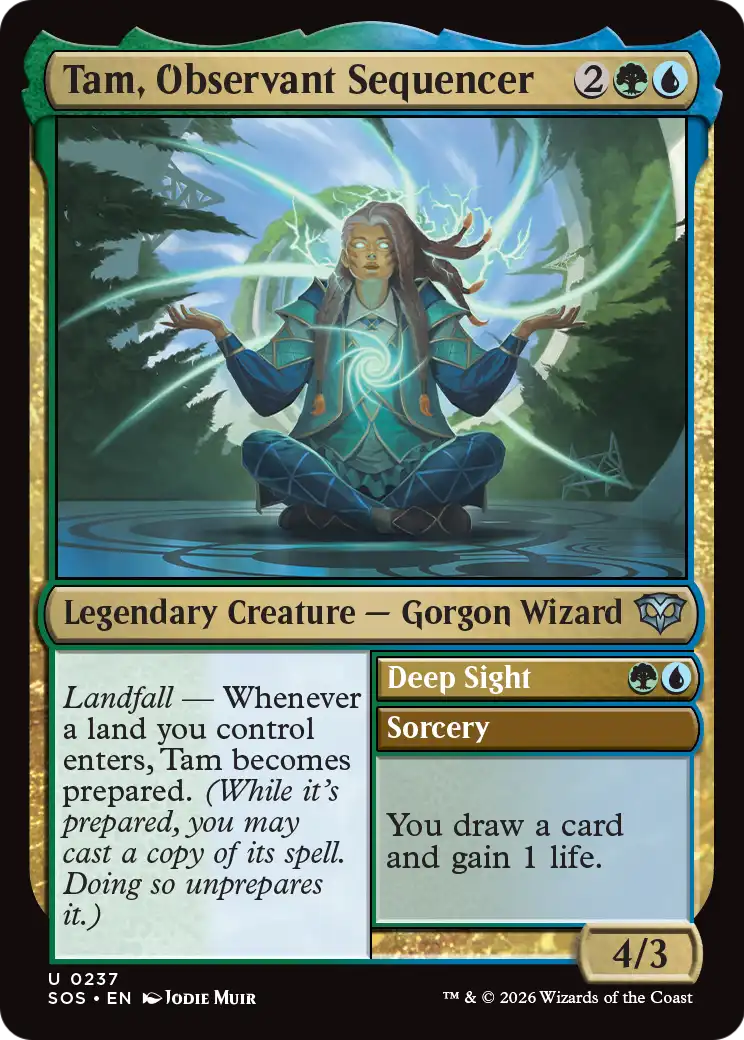 Deep Sight Magic: The Gathering card